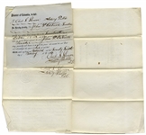 Frederick Douglass Document Signed as Recorder of Deeds